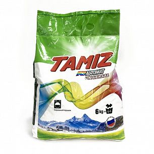 Порошок стиральный универсальный для цветного и белого Tamiz 6 кг