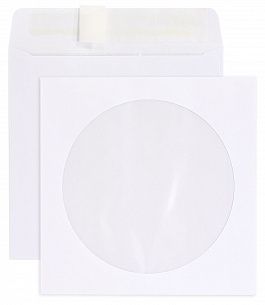 Конверт для CD (125х125) ОКНО стрип