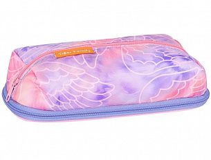 Пенал двухсекционный TIGER MAX ANGEL 75х220х100 мм ткань, молния, для девочек