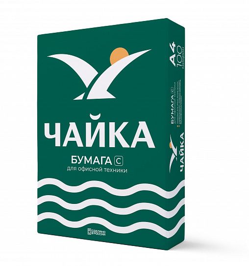 Бумага Чайка 500 л. 80 г/м2 А4 марка С