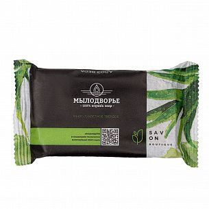 Мыло туалетное МЫЛОДВОРЬЕ алоэ антибакт. 90 г