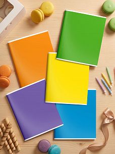 Тетрадь 48 л. А5 кл. скреп. офс. Schoolformat ОДНОТОННЫЕ. НЕОН мел. карт., ВД-лак