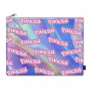 Папка 1 отделение А4 LOREX MAXI PACK HOLO PINKISH разноцветная, молния сверху, полиуретан, для девочек