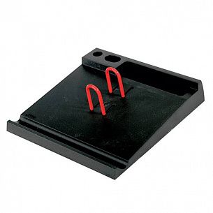 Подставка для календарей 220х204х40 мм, черный пластик