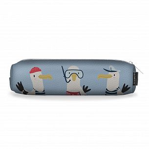 Пенал-тубус 1 отделение LOREX KIDS THAT'S CROOK 1 200x40x60 мм голубой, кож/зам