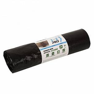 Мешки для мусора 240 л 1-2-Pro 40 мкм ПВД 95х120 см 10 шт черные стандартные