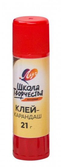 Клей-карандаш Луч ШКОЛА ТВОРЧЕСТВА 21 г PVP