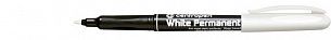 Маркер перманентный Centropen WHITE PERMANENT 1,2 мм белый, пулевидный наконечник