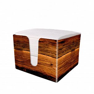 Салфетки бумажные Gratias 1 слойные 24х24 см белый 100 шт в спендере