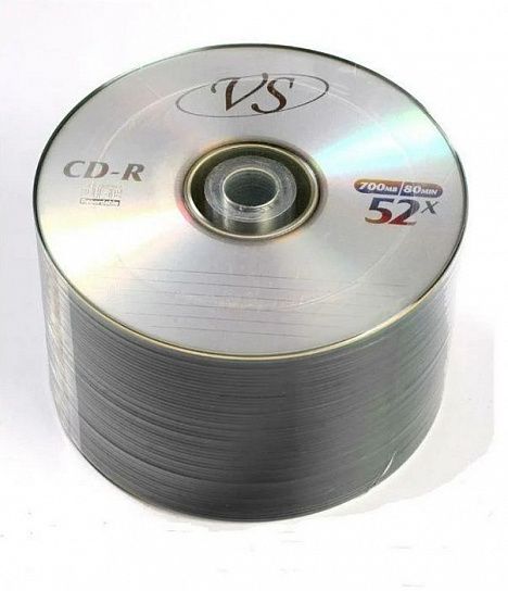 Диск CD-R VS 700 Мб 52х 50 шт bulk