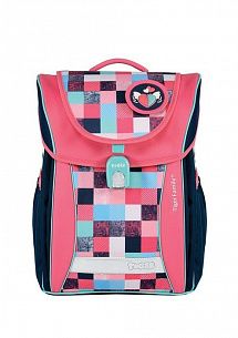 Ранец, TIGER FAMILY ПАРЯЩИЕ СЕРДЦА, жесткий каркас, 17 л, эргономическая спинка, 38х30х20 см, ткань, защелка