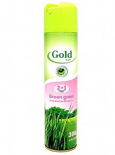 Освежитель воздуха Gold Wind скошенная трава, аэрозоль 300 мл