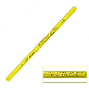 Карандаш по стеклу, металлу и пластику KOH-I-NOOR желтый