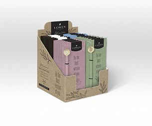 Ручка шариковая подарочная LOREX Slim Chic Midnight Melody синий 0,7 мм, корпус металл ассорти