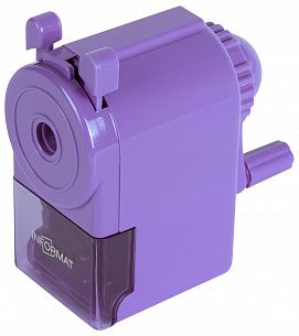 Точилка механическая INFORMAT Stylish, корпус пластиковый, фиолетовая