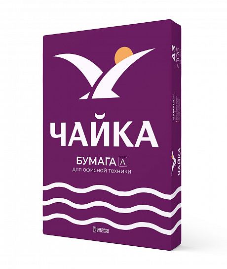 Бумага Чайка 500 л. 80 г/м2 А3 марка А
