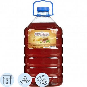 Мыло хозяйственное жидкое Колокольчик  72%  универсальное 5 л, ПЭТ бутыль