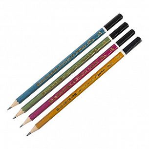 Карандаш чернографитный INFORMAT Office HB, заточенный, дерево, шестигранный, без ластика