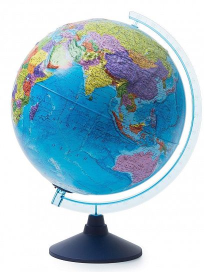 Глобус Земли политический  32 см рельефный