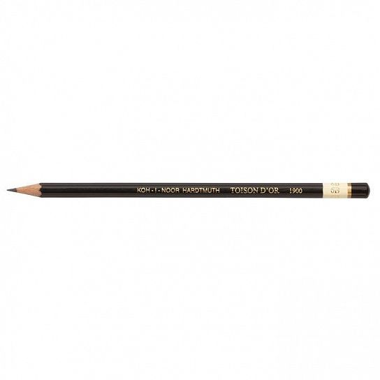Карандаш чернографитный деревянный Koh-I-Noor TOISON D`OR 1900 6В заточенный, шестигранный, картонная коробка