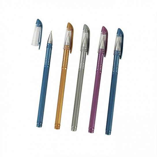 Ручка шариковая Союз SIRIUS синяя 0,7 мм, ассорти шестигранный корпус, игольчатый наконечник