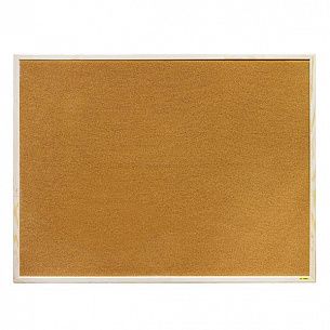 Доска пробковая INFORMAT 90х120 см, деревянная рама