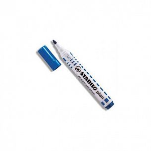 Маркер для флипчартов STABILO PLAN 2,50-3,5 мм синий, круглый наконечник