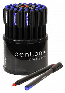 Ручка шариковая Linc PENTONIC ассорти 0,7 мм черный круглый корпус, игольчатый наконечник до  01.12.2026
