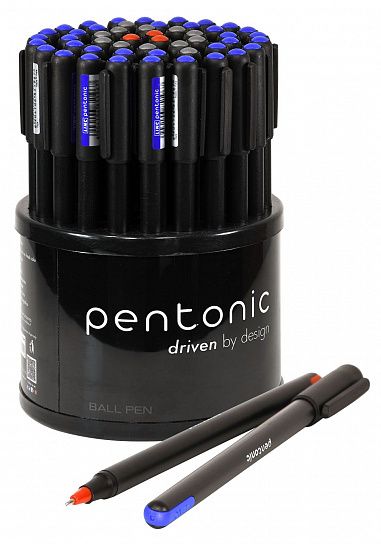 Ручка шариковая Linc PENTONIC ассорти 0,7 мм черный круглый корпус, игольчатый наконечник до  01.12.2026