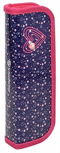 Пенал односекционный Schoolformat HEARTS AND STARS 190х65 мм