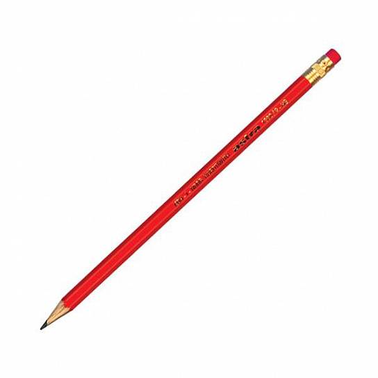 Карандаш чернографитный деревянный Koh-I-Noor 1380/2 Astra НВ с ластиком, заточенный, шестигранный, картонная коробка