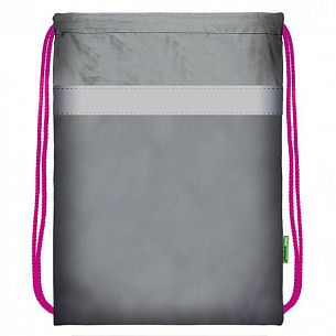 Мешок для обуви Creativiki 40,5х34 см, серый, 1 отделение, для девочек