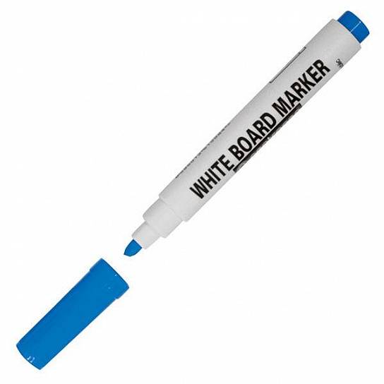 Маркер для белых досок Centropen WHITE BOARD 1-4,5 мм синий, скошенный наконечник