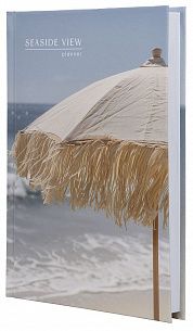 Ежедневник А5 недатированный LITE ОТДЫХ НА МОРЕ 128 л. с дизайном, твердая обложка 7БЦ, глянцевая ламинация