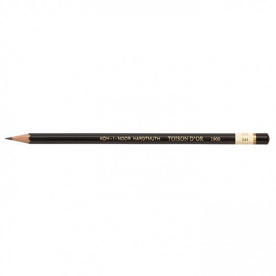 Карандаш чернографитный деревянный Koh-I-Noor TOISON D`OR 1900 8В заточенный, шестигранный, картонная коробка