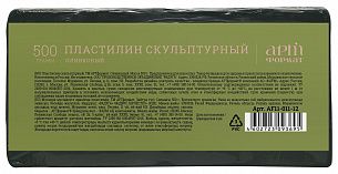 Пластилин скульптурный АРТформат 500 г оливковый