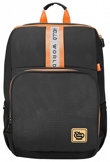 Рюкзак Schoolformat Black one, модель АНТИГРАВИТАЦИЯ, мягкий каркас, односекционный, 37х26х15 см, 14 л, для мальчиков