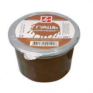 Гуашь Луч КЛАССИКА 225 мл коричневая, банка