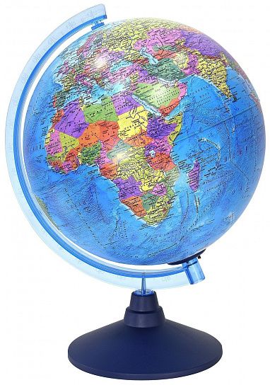 Глобус политический Globen 25 см, с подсветкой от батареек