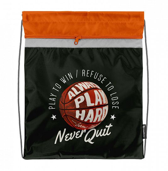 Мешок для обуви Schoolformat BASCETBALL 42х34 см, с карманом