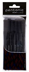 Набор шариковых ручек Linc PENTONIC синие, 1 цвет, 0,7 мм, 6 шт, круглый корпус, игольчатый наконечник