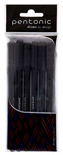 Набор шариковых ручек Linc PENTONIC синие, 1 цвет, 0,7 мм, 6 шт, круглый корпус, игольчатый наконечник