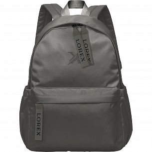 Рюкзак LOREX ERGONOMIC M7 MUDDY GRAY 20 л темно-серый 45х30х15 см 1 отделение, молния, универсальный