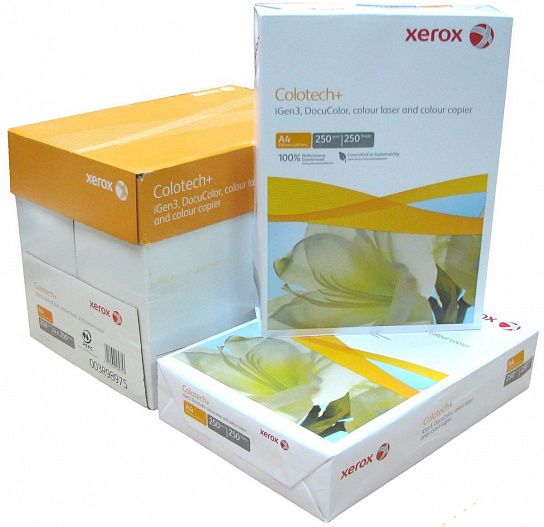 Бумага для полноцветной лазерной печати Xerox Colotech Plus А4 250 г/м2 250 л.