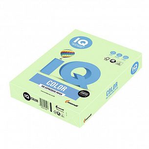 Бумага цветная для печати IQ COLOR А4 80 г/м2 500 л зеленая