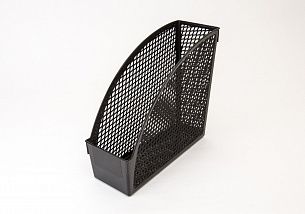 Лоток вертикальный для бумаг Унипласт ОФИС-КЛАСС 100 мм, черный пластик