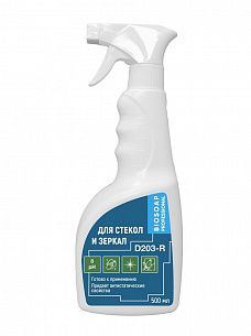 Средство для стекол и зеркал BIOSOAP D203-R 500 мл с курком