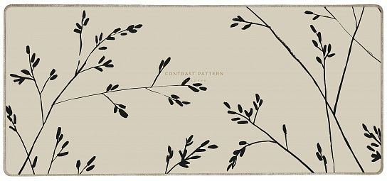 Коврик д/мыши бол. LOREX CYBER BIG CONTRAST BEIGE PATTERN 90х40 см бежев.