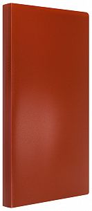 Папка с файлами LITE А4 60 файлов, пластик 500 мкм, красная