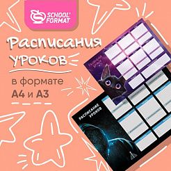 Расписания уроков - снова в наличии!
